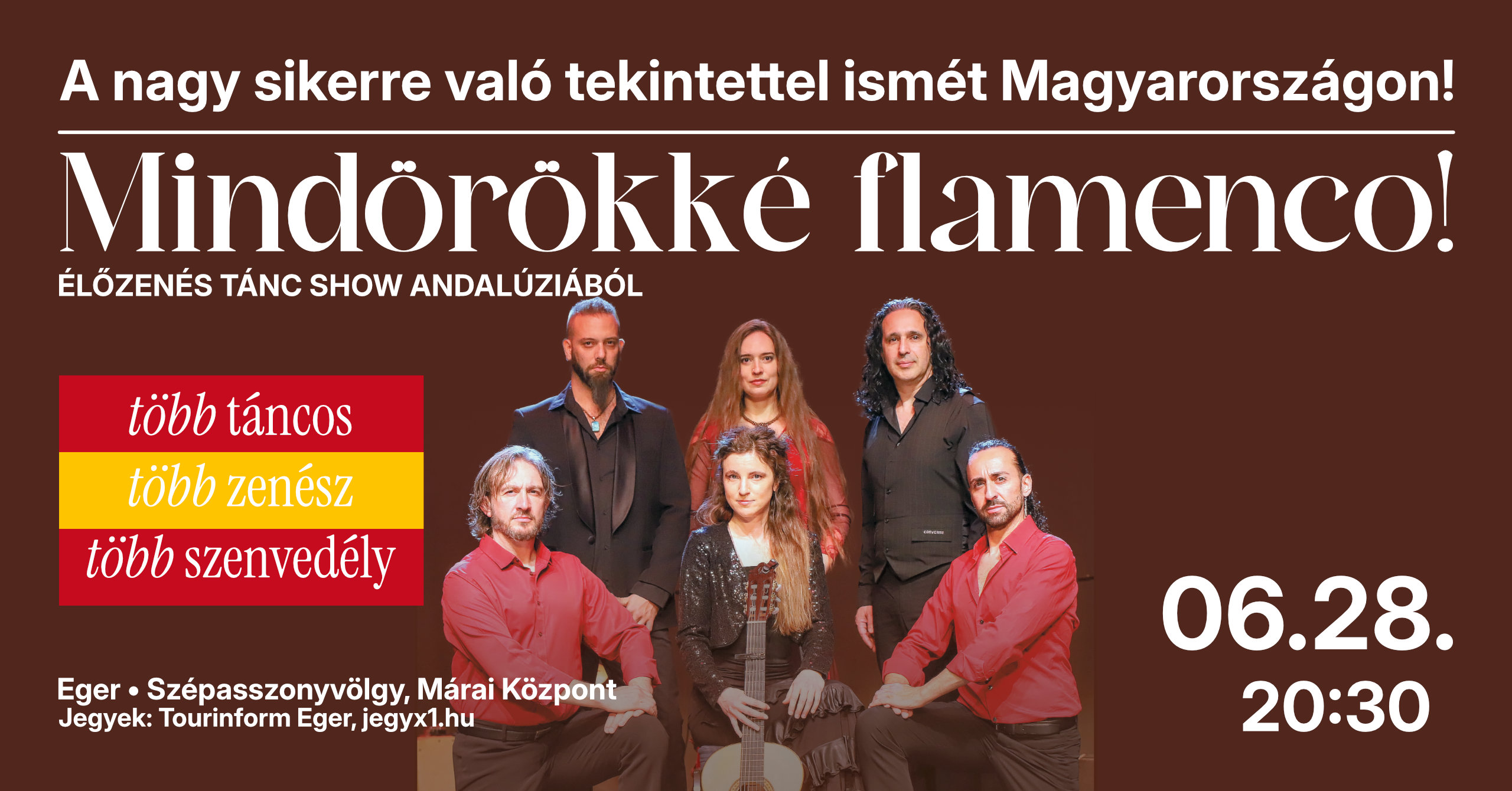 Mindörökké flamenco! – élőzenés tánc show Andalúziából